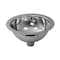 Nantucket Sinks 13 Inch Hand Hammered Stailess Steel Round Undermount Bathroom Sink With Overflow ROS-OF - alternate 7